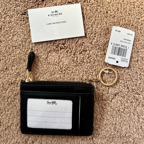 Coach Mini ID Skinny with Wild Heart Print and Gold Accents - Picture 6 of 6